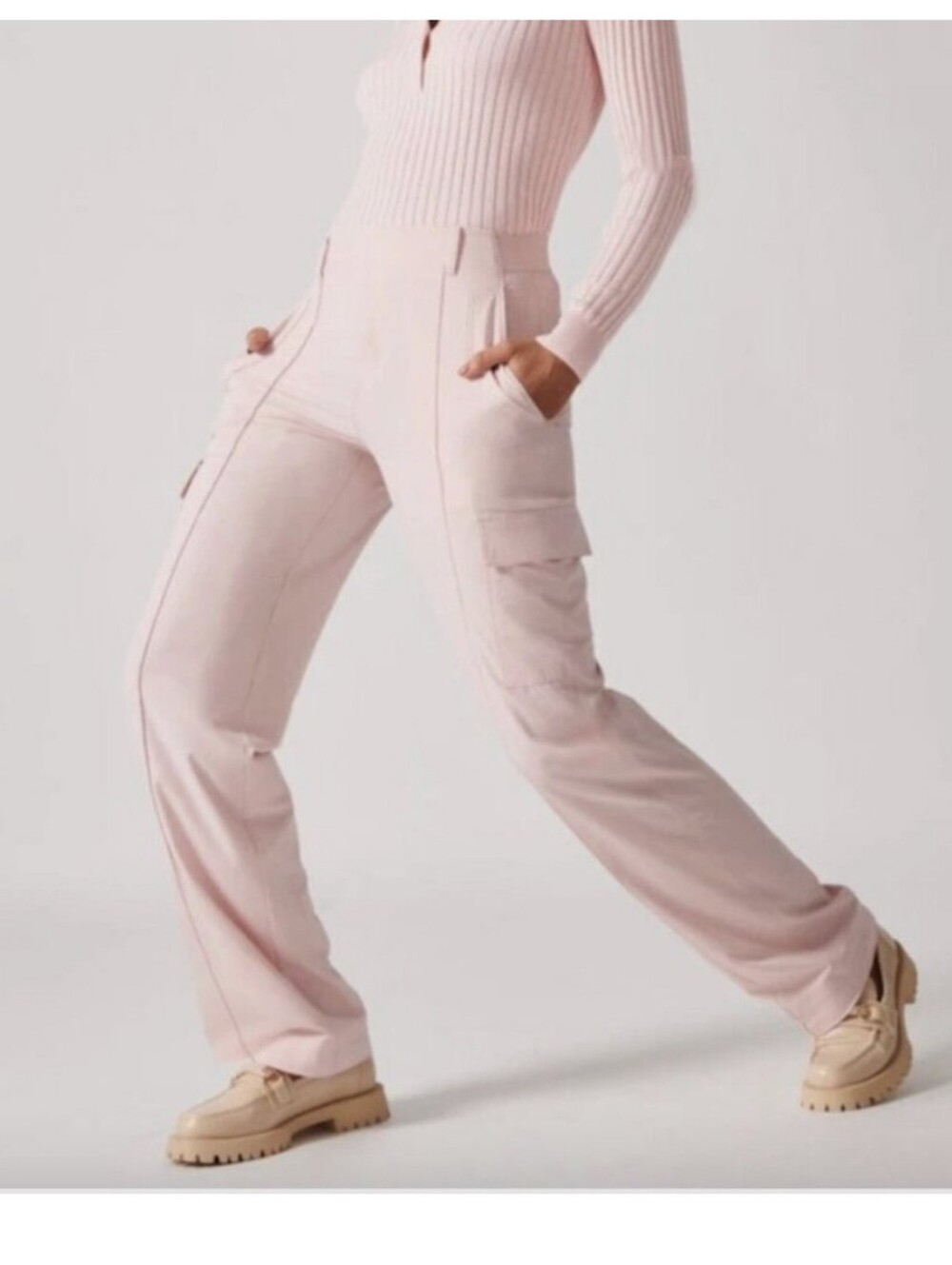 New Athleta Vienna Cargo Pant Pink 6
